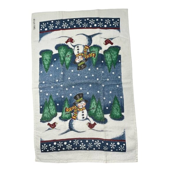 Christmas Kitchen Towels -‎ Snowman Designs - 3 Towels - Picture 3 of 4